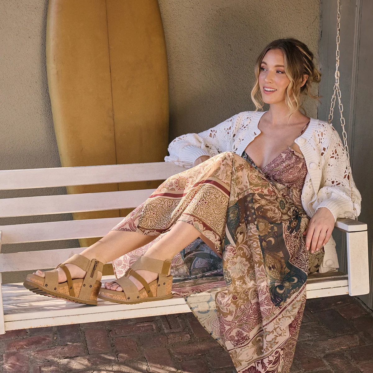 Adris Cork Wedge Sandal - Image 15