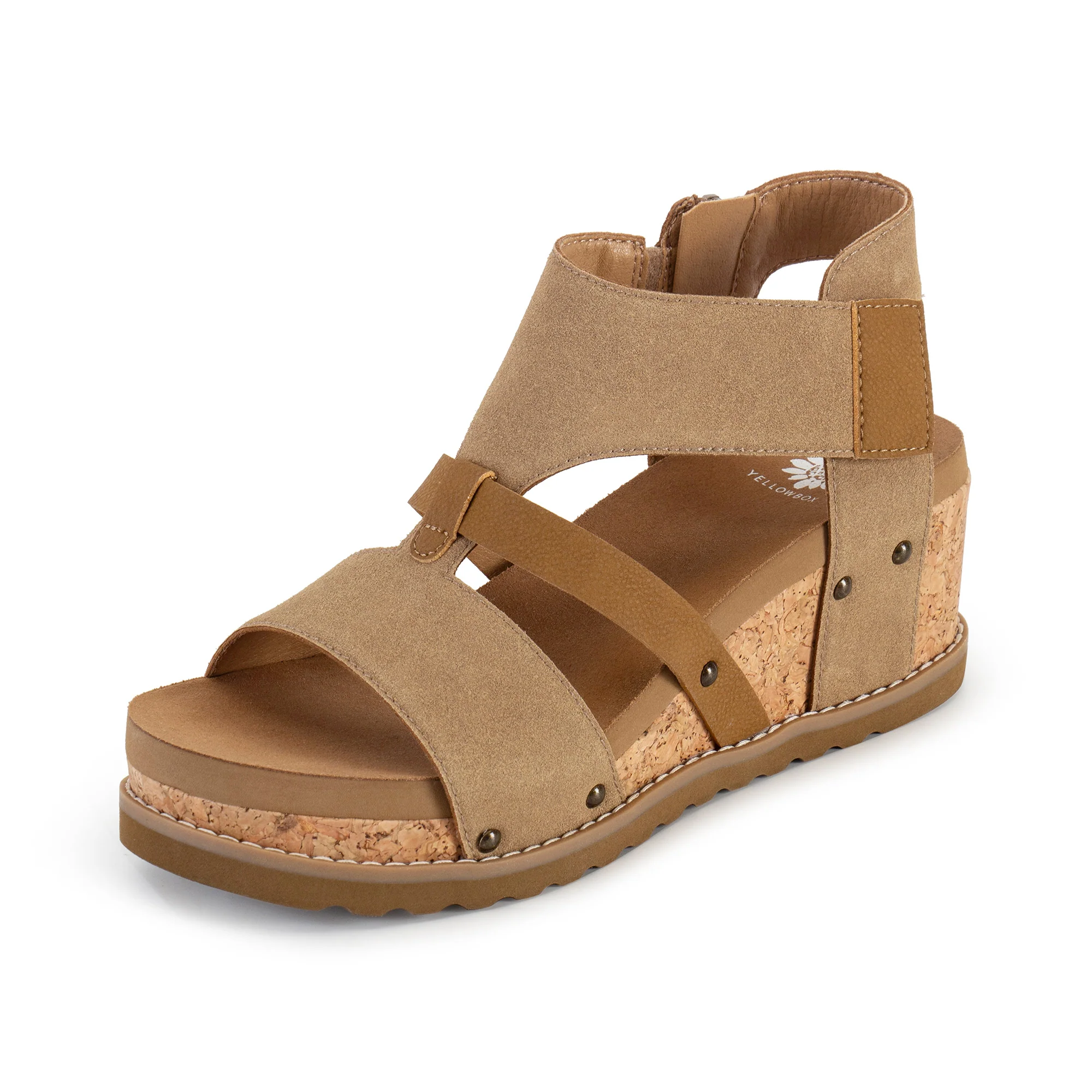 Adris Cork Wedge Sandal - Image 2
