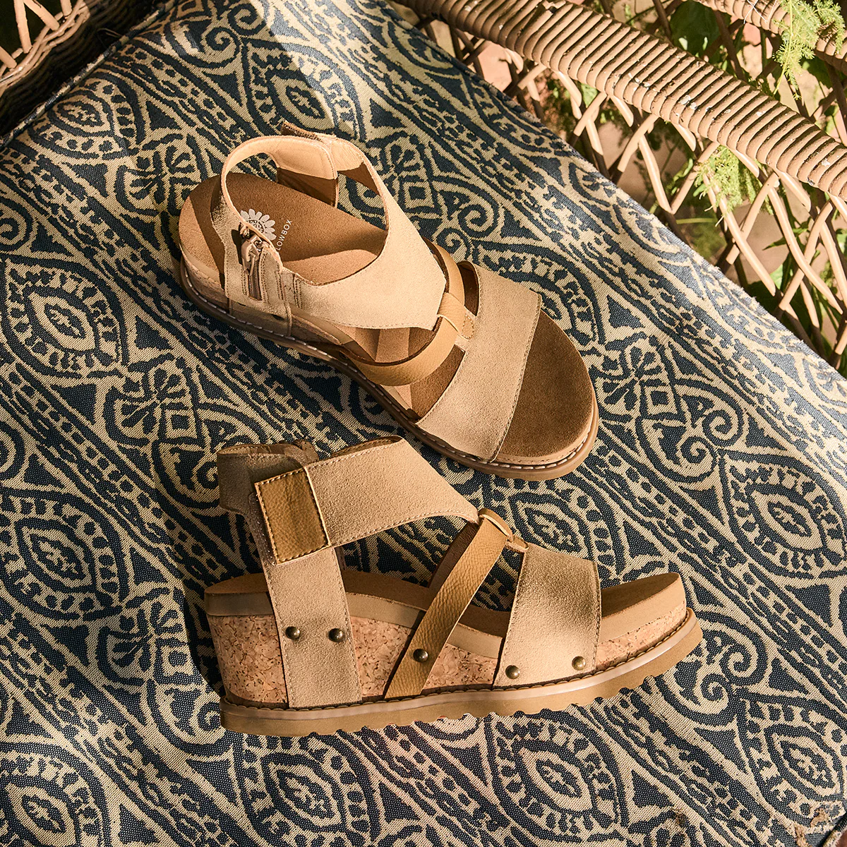 Adris Cork Wedge Sandal - Image 5