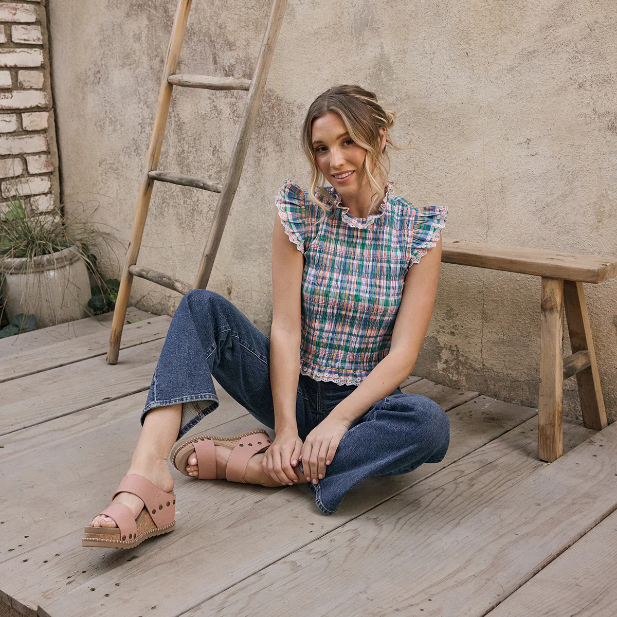 Alamos Cork Wedge Sandal - Image 22