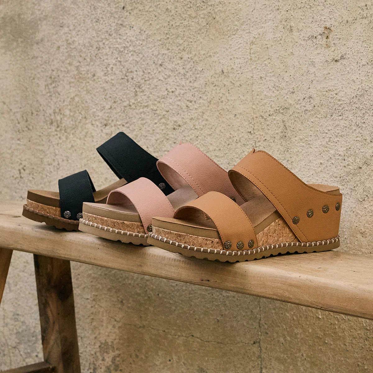 Alamos Cork Wedge Sandal - Image 6
