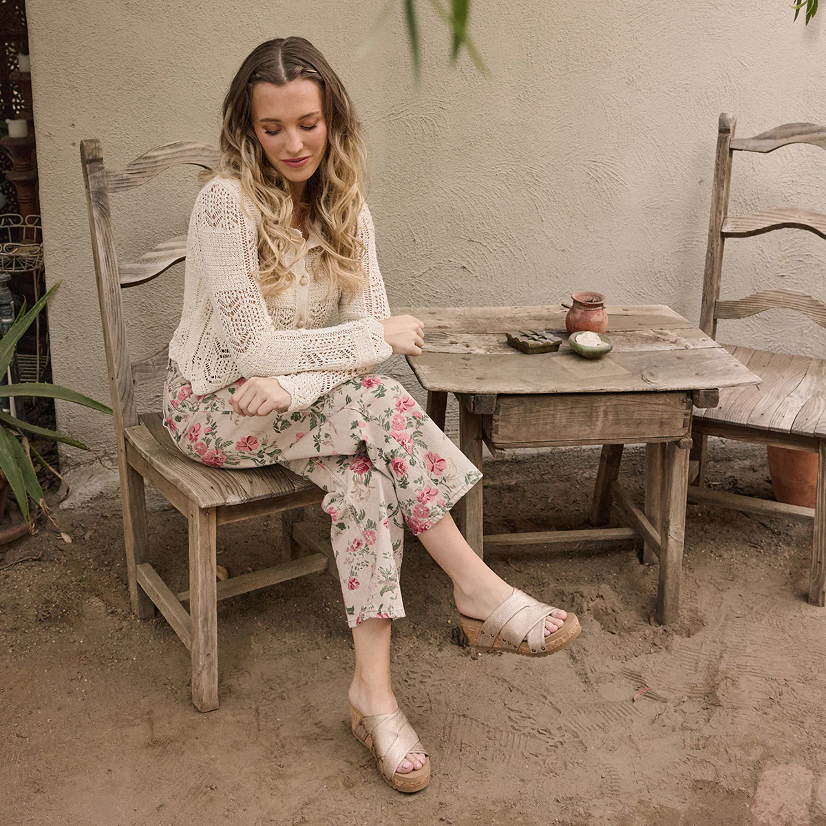 Alice Cork Wedge Sandal - Image 7