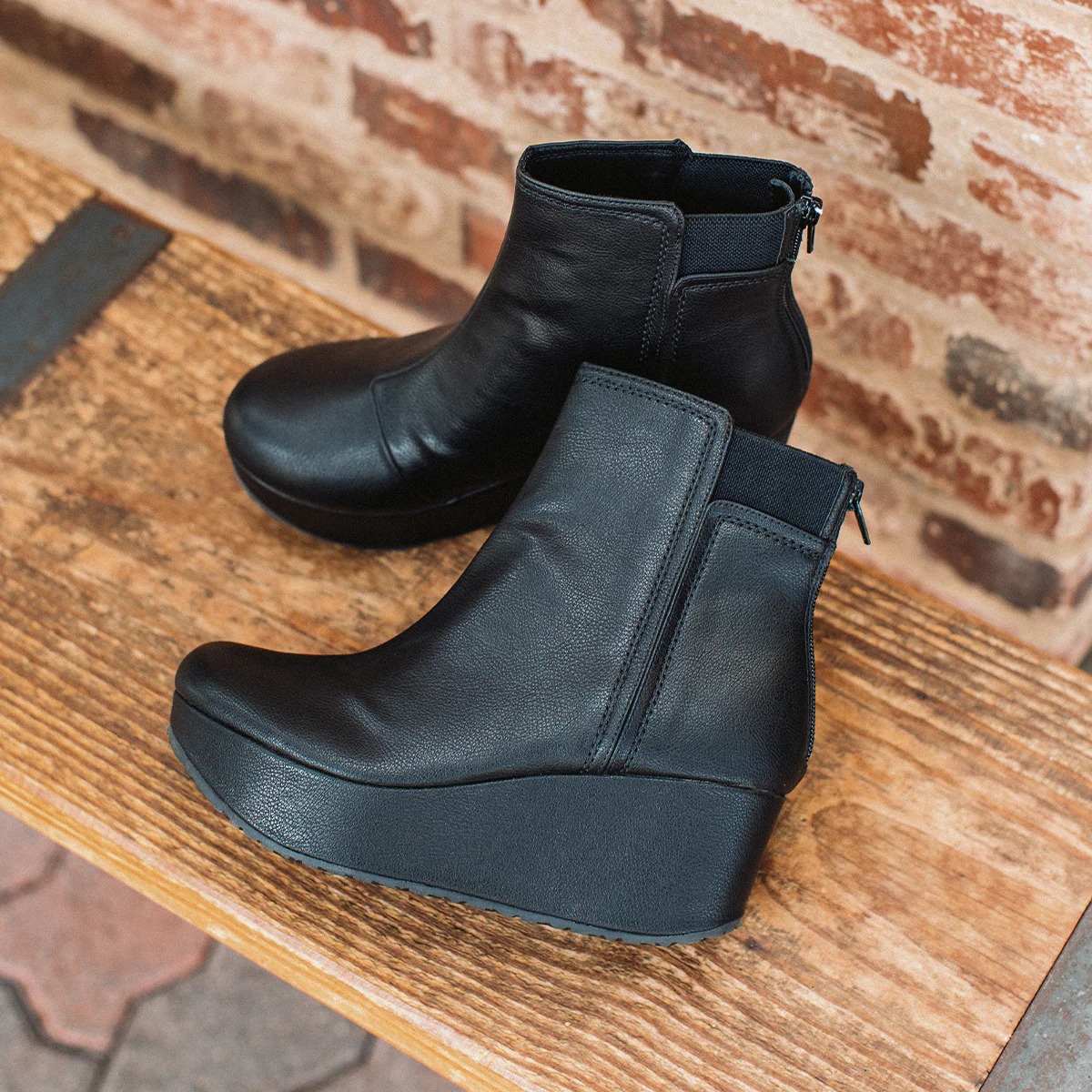 Brittany Wedge Ankle Boot - Image 21