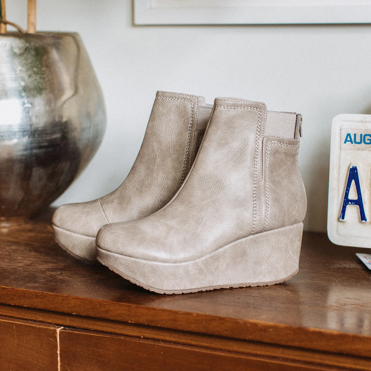 Brittany Wedge Ankle Boot - Image 5