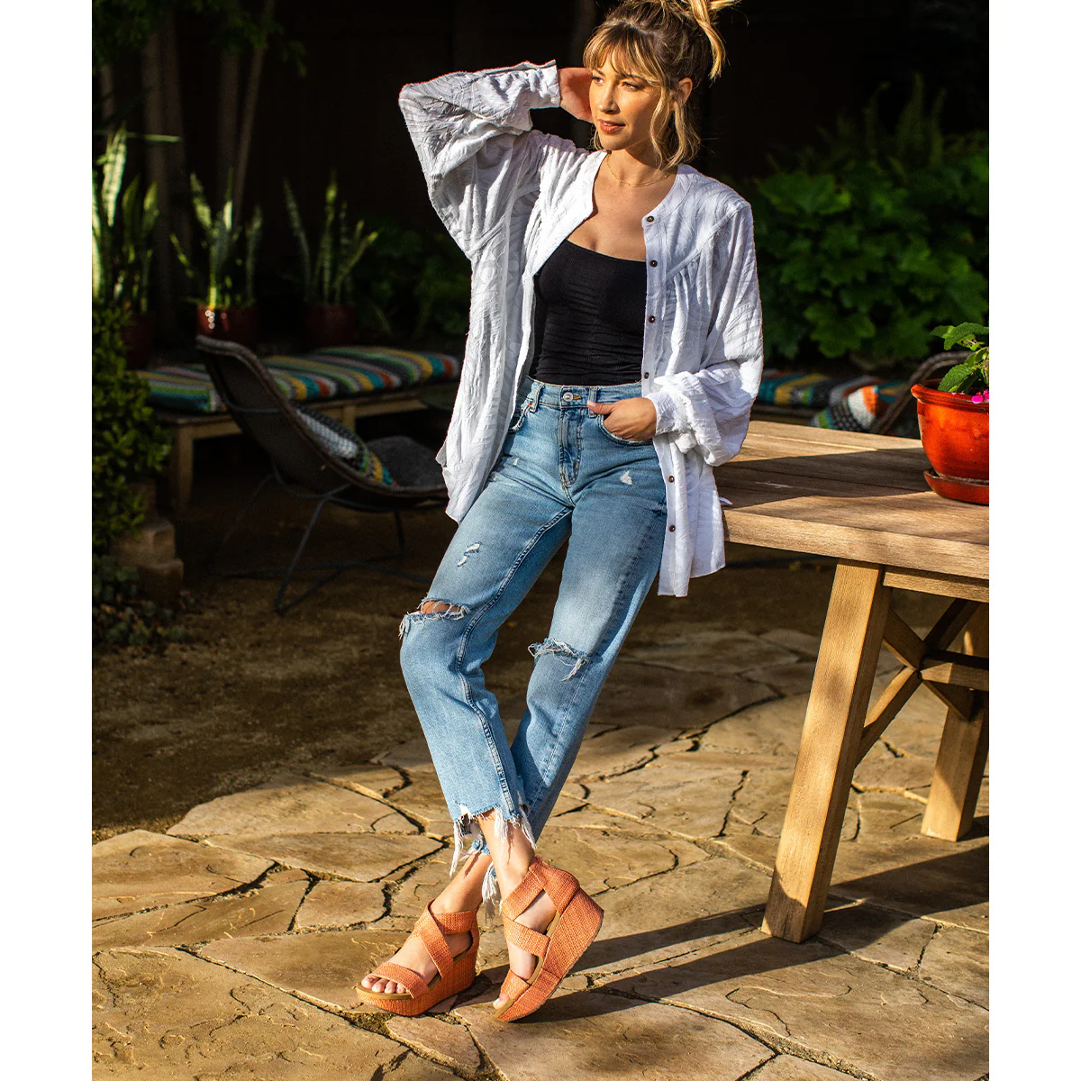 Bronwen Wedge Sandal - Image 13