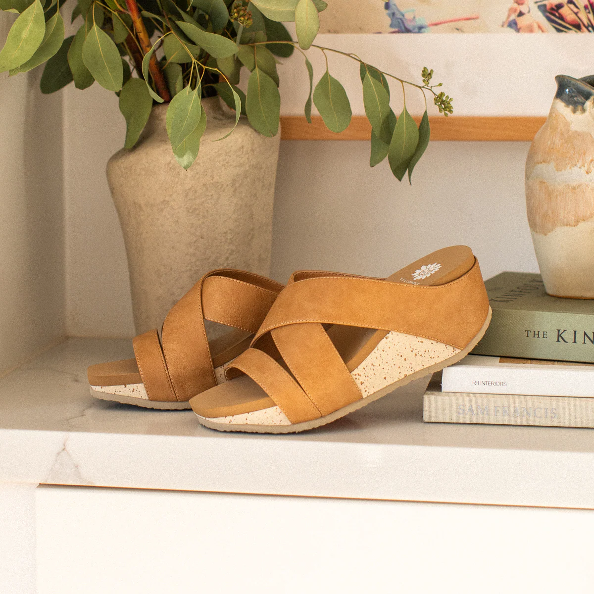 Chela Crossband Wedge Sandal - Image 10