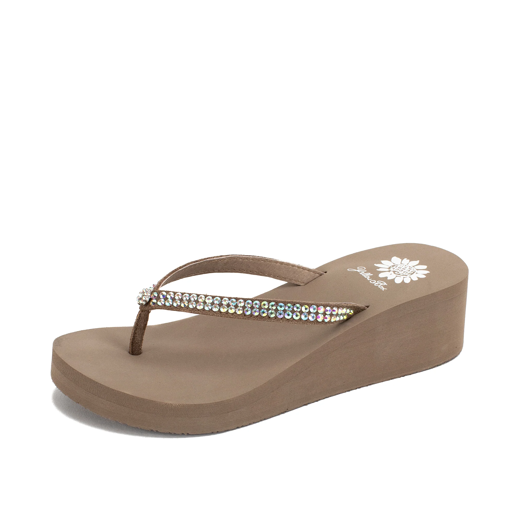 Custard Wedge Sandal - Image 8
