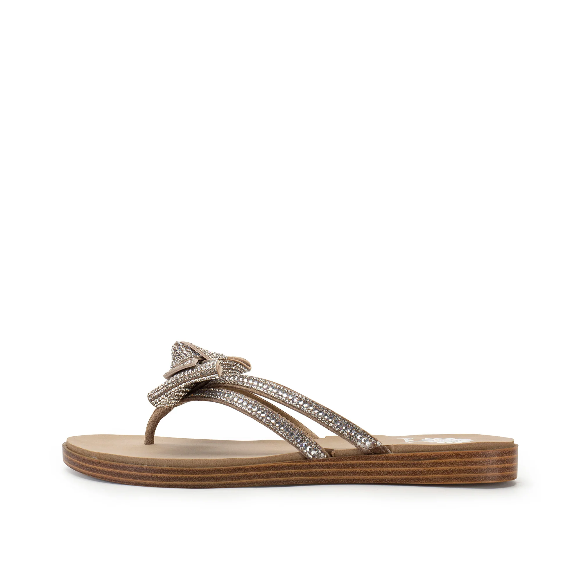 Donna Crystal Bow Sandal