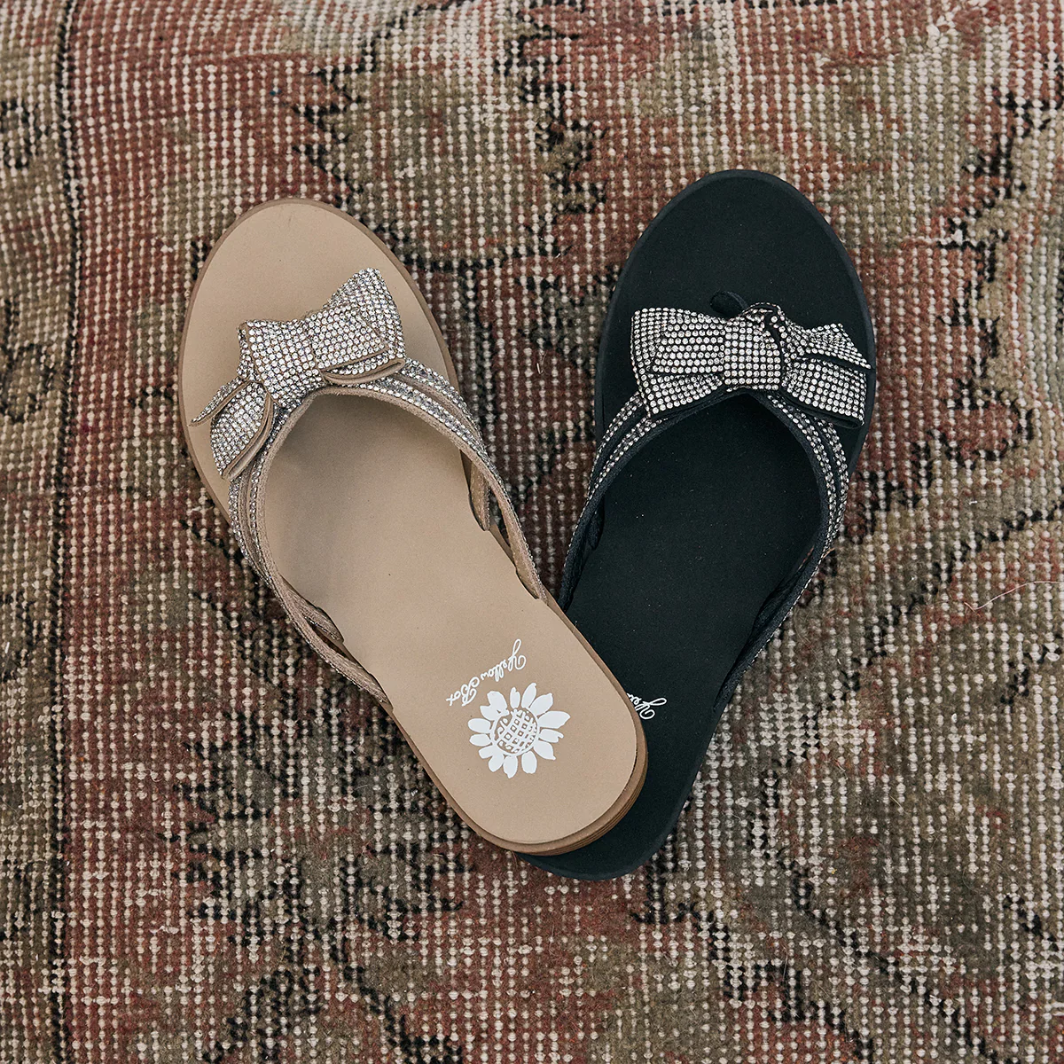 Donna Crystal Bow Sandal - Image 10
