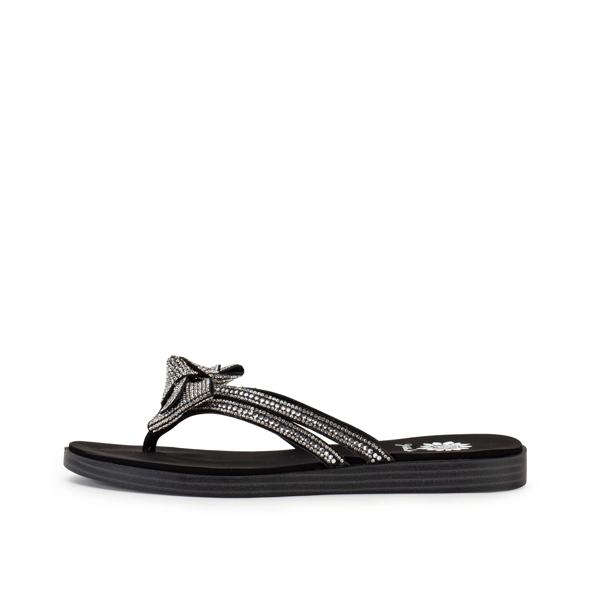 Donna Crystal Bow Sandal - Image 6