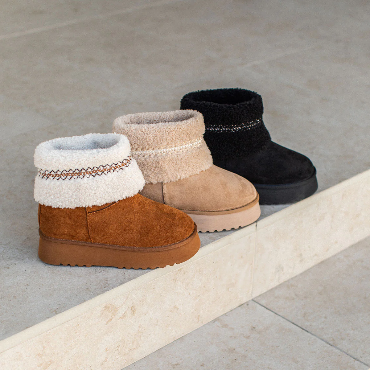 Hiraya Shearling Flatform Boot - Image 20