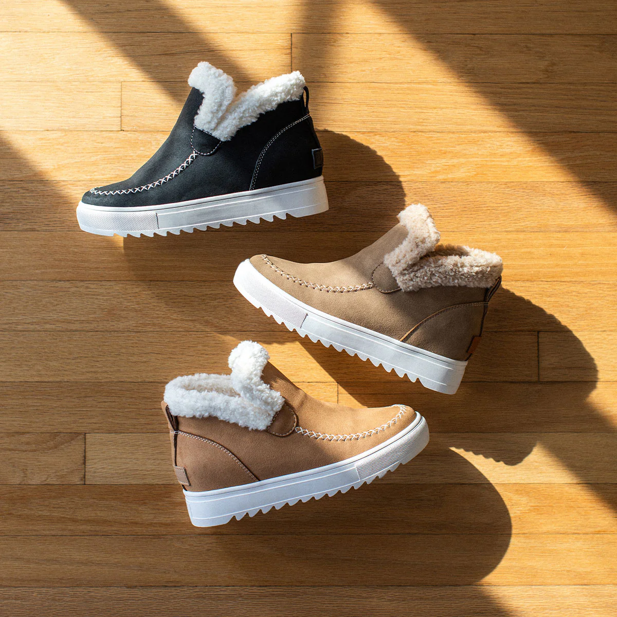 Moritz Shearling Wedge Sneaker - Image 10