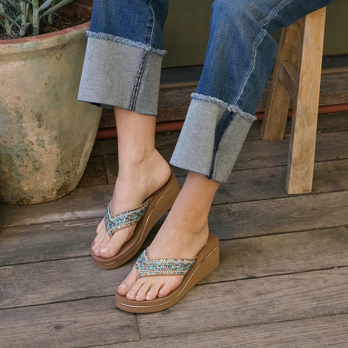 Sari Wedge Sandal - Image 5