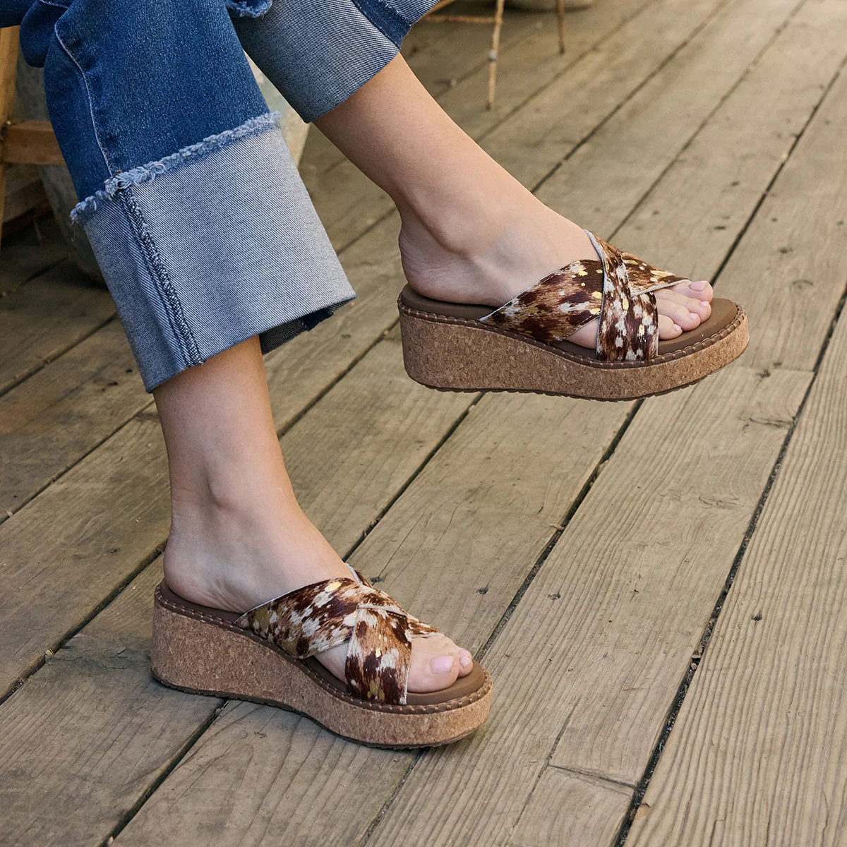Venture Cork Wedge Sandal - Image 6