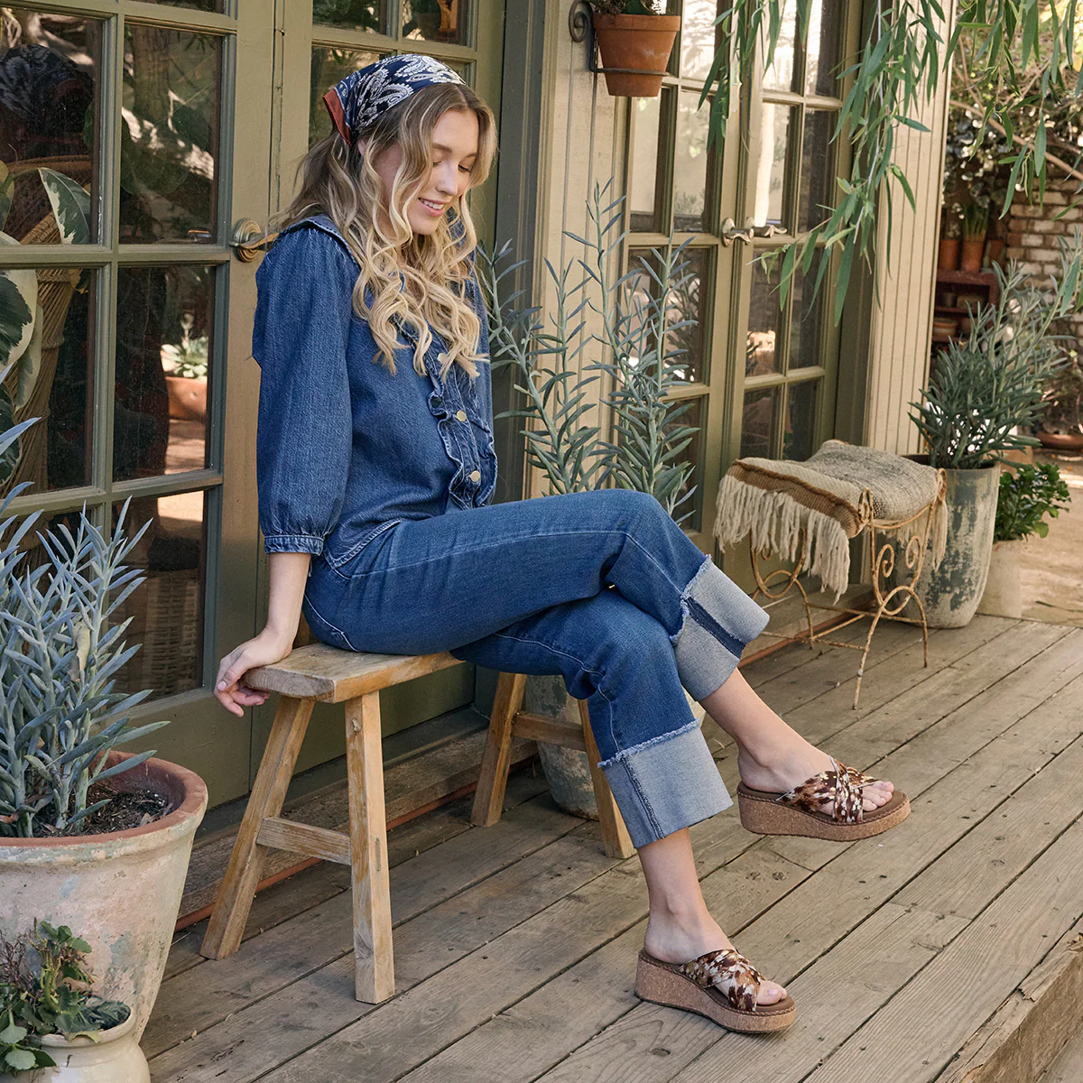 Venture Cork Wedge Sandal - Image 7